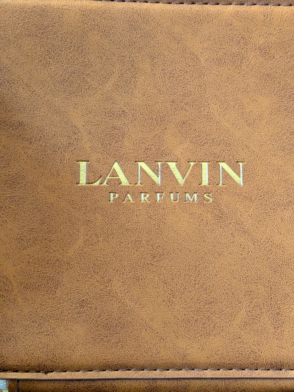 Lanvin Parfums VIP Leather Travel Bag - With Sleep Masks PROMO Turkish Airlines